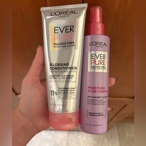 L'Oreal Ever Pure Glossing Conditioner and Moisture Spray